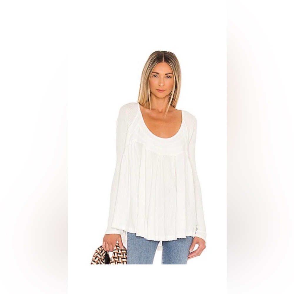 Free People Ivory It's Always You Top